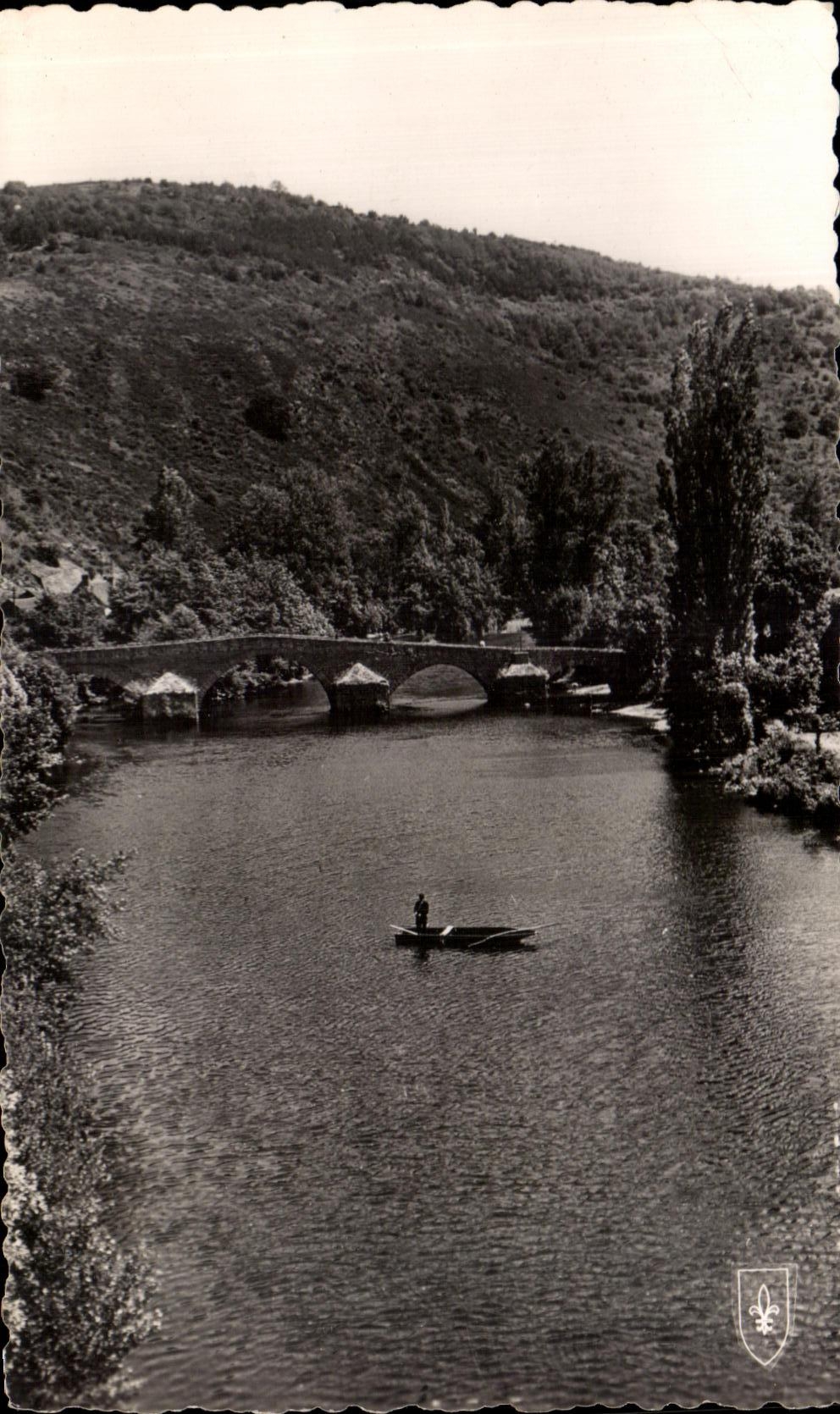 CPA the Picturesque Valley Of Sioule the old bridge of Mehat