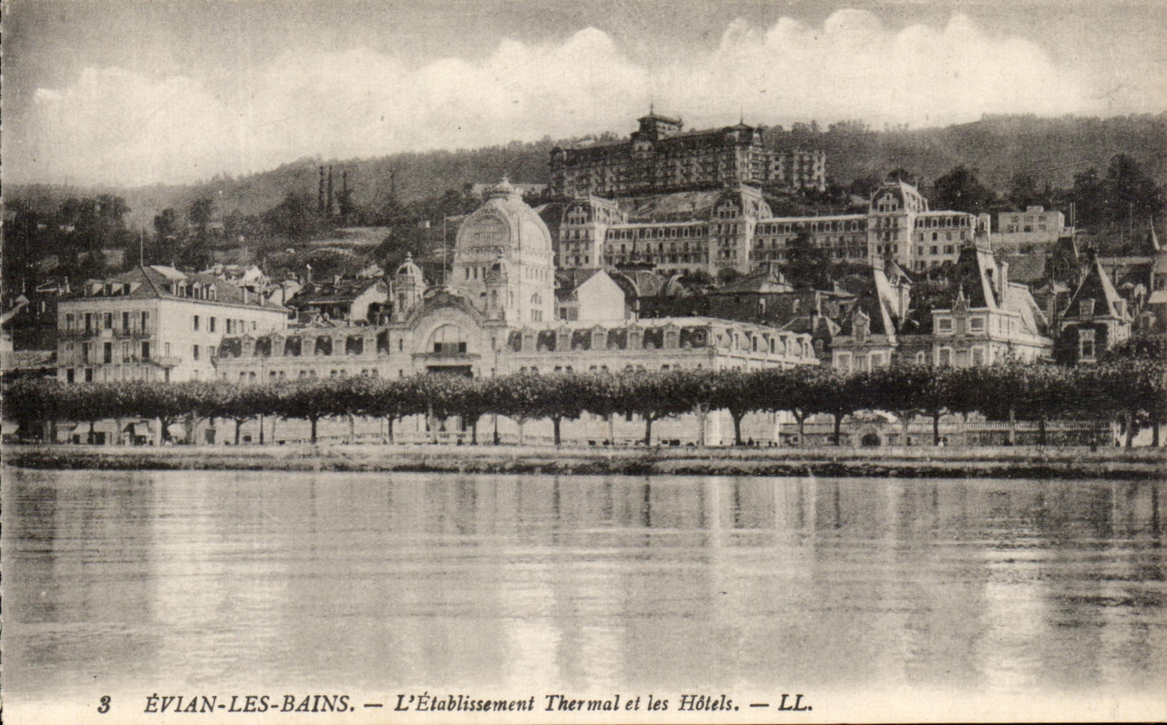 CPA Evian Les Bains Hydropathic establishment and Hotels