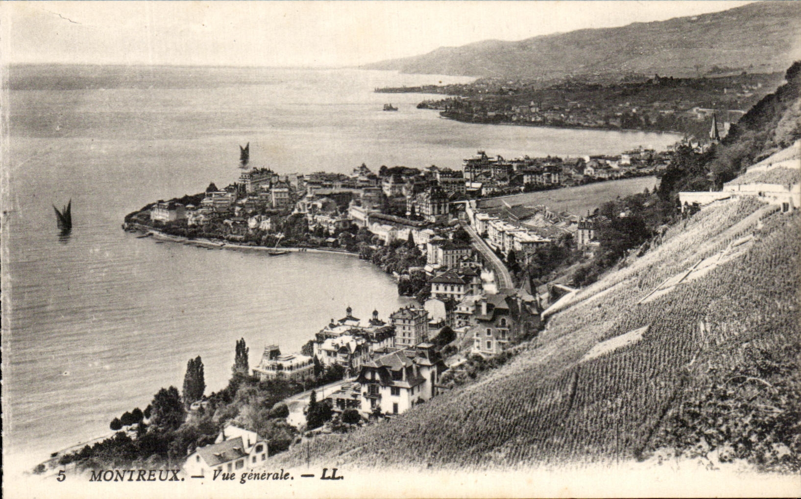 CPA Montreux Vue Generale