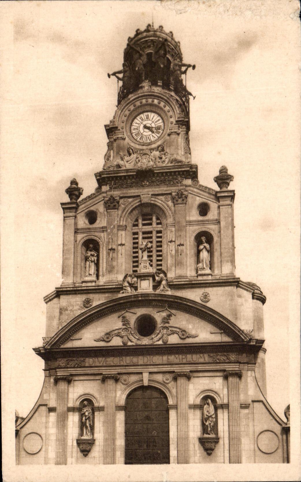 CPA Nantes Church Sainte Cross the Belfry