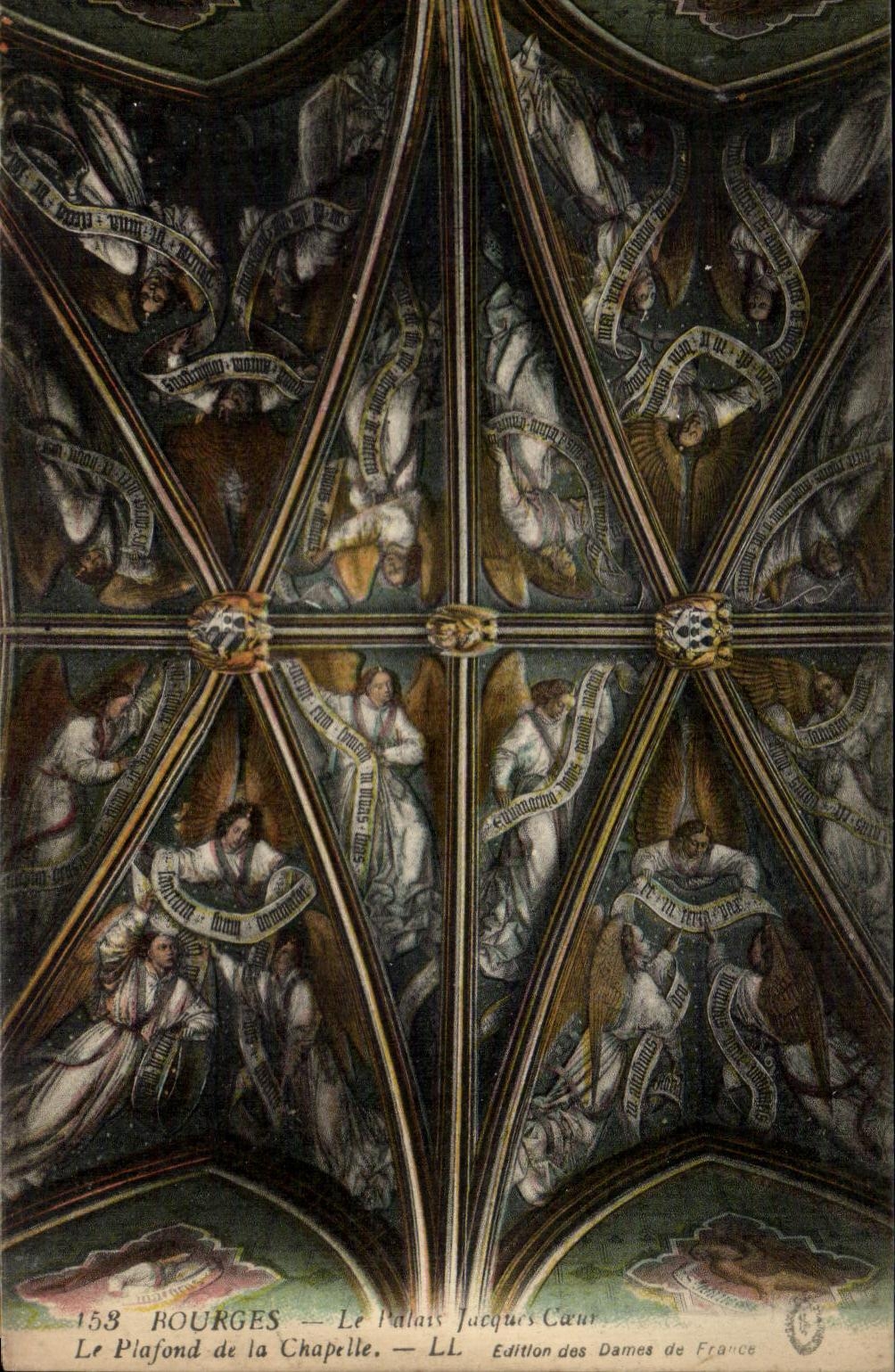 CPA Bourges el corazon de Jacques del paladar Ceiling Of la camara acorazada