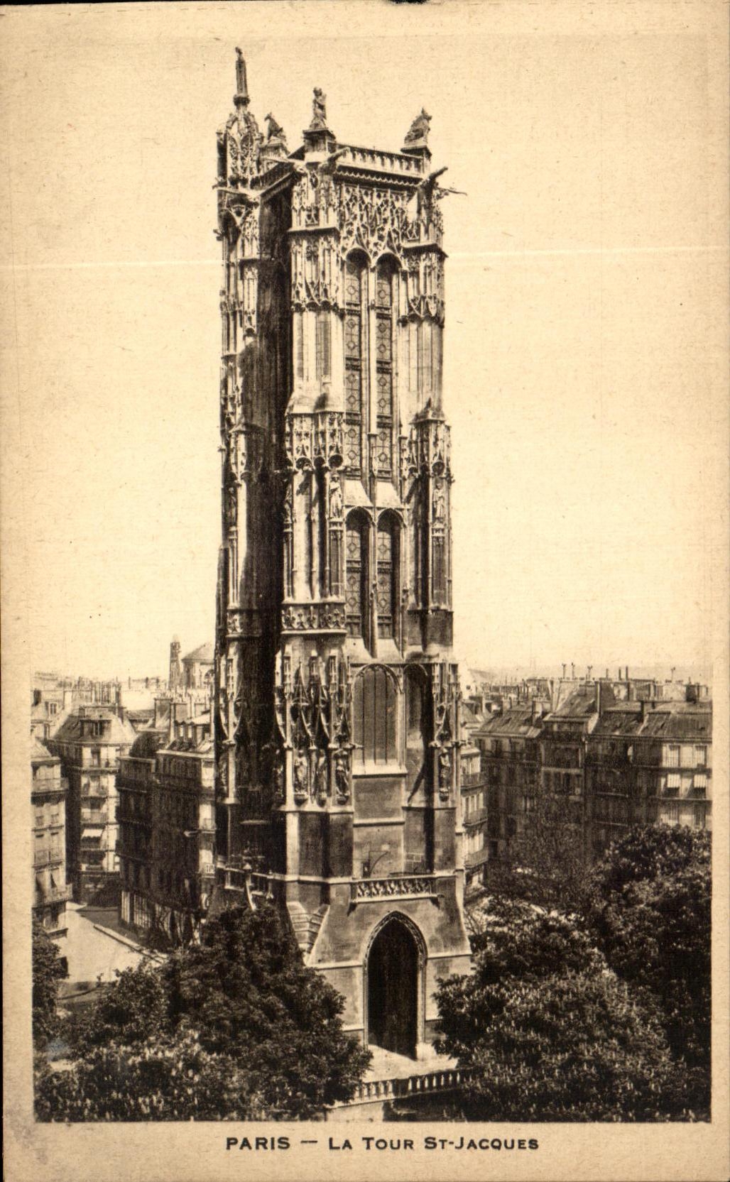 CPA Paris el St Jacoues de la torre