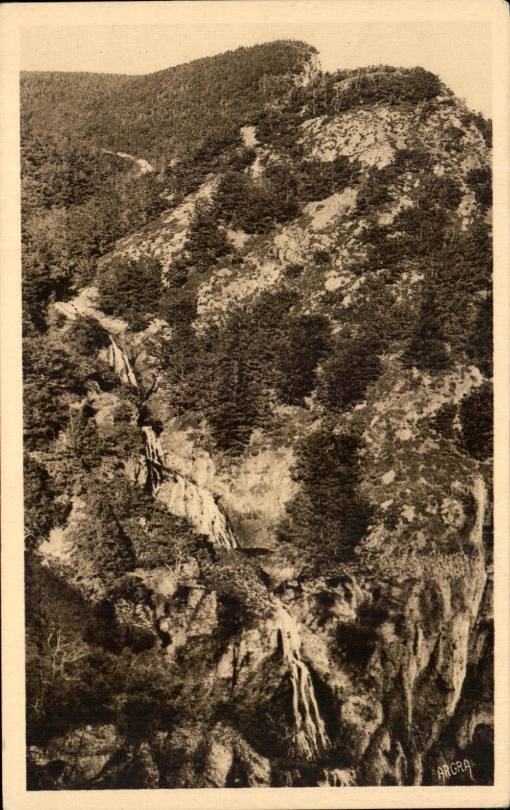 Montaje Cacades de I' Herault de CPA Aigoual