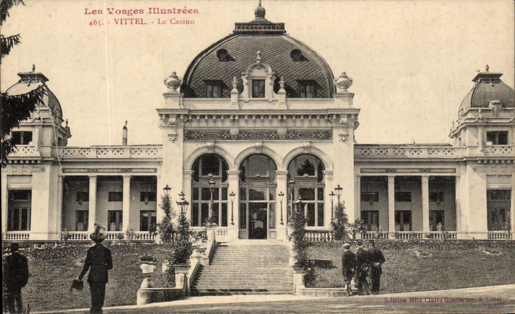 CPA the Illustrated Vosges Vittel the Casino