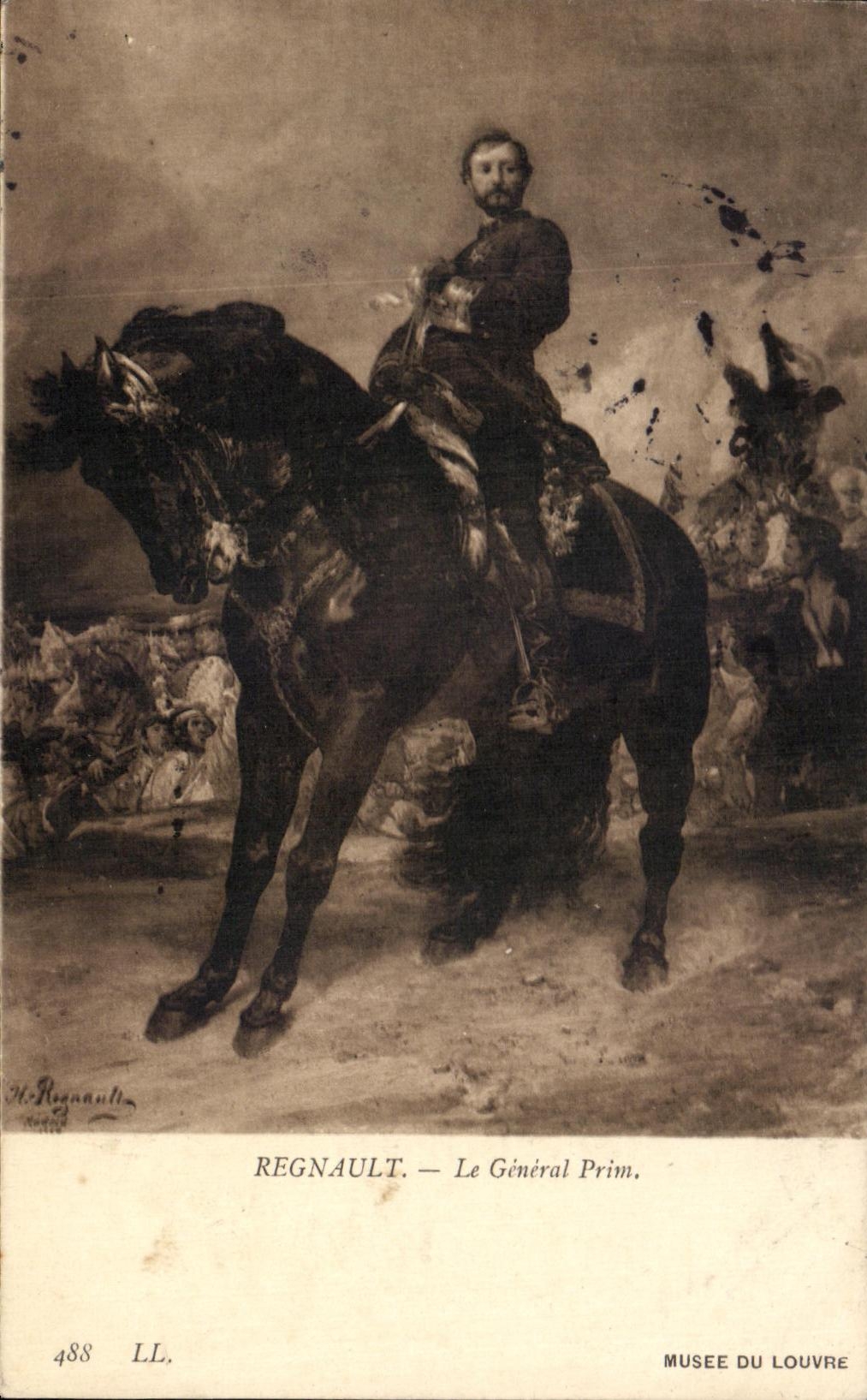CPA Musee Deu Louvre Regnault Le General Prim Musee du Louvre Paris 