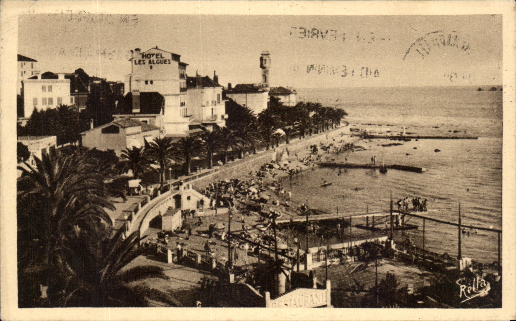 CPA Saint Raphael the Boulevard Felix Martin