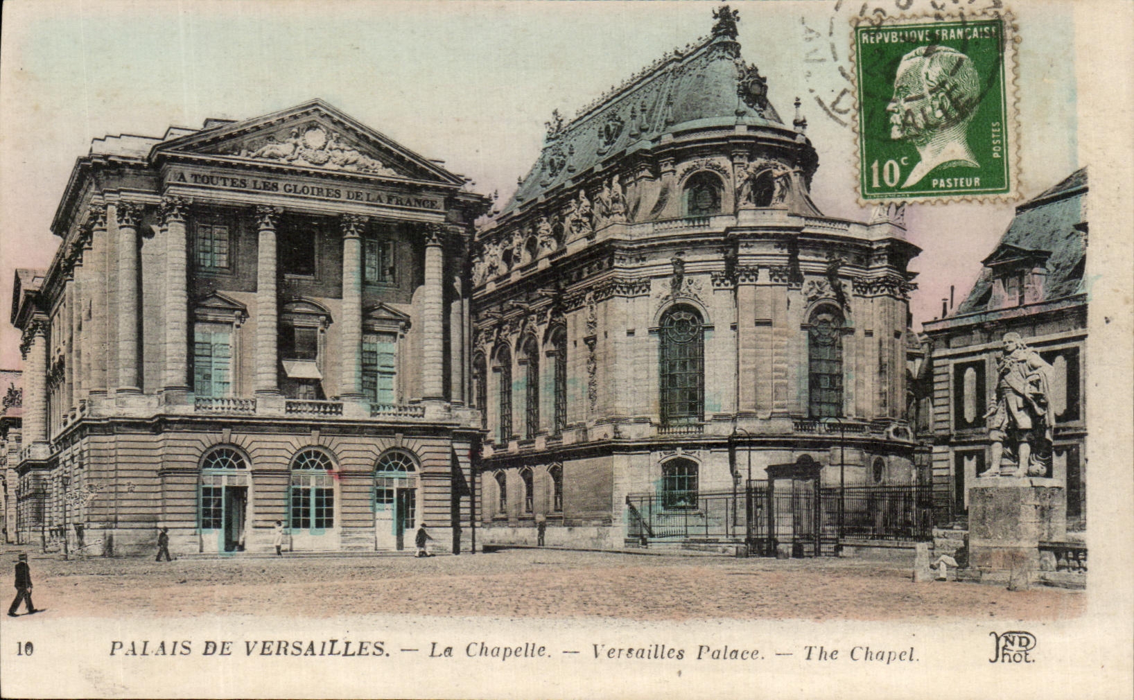 CPA Palate Of Versailles La Chapelle