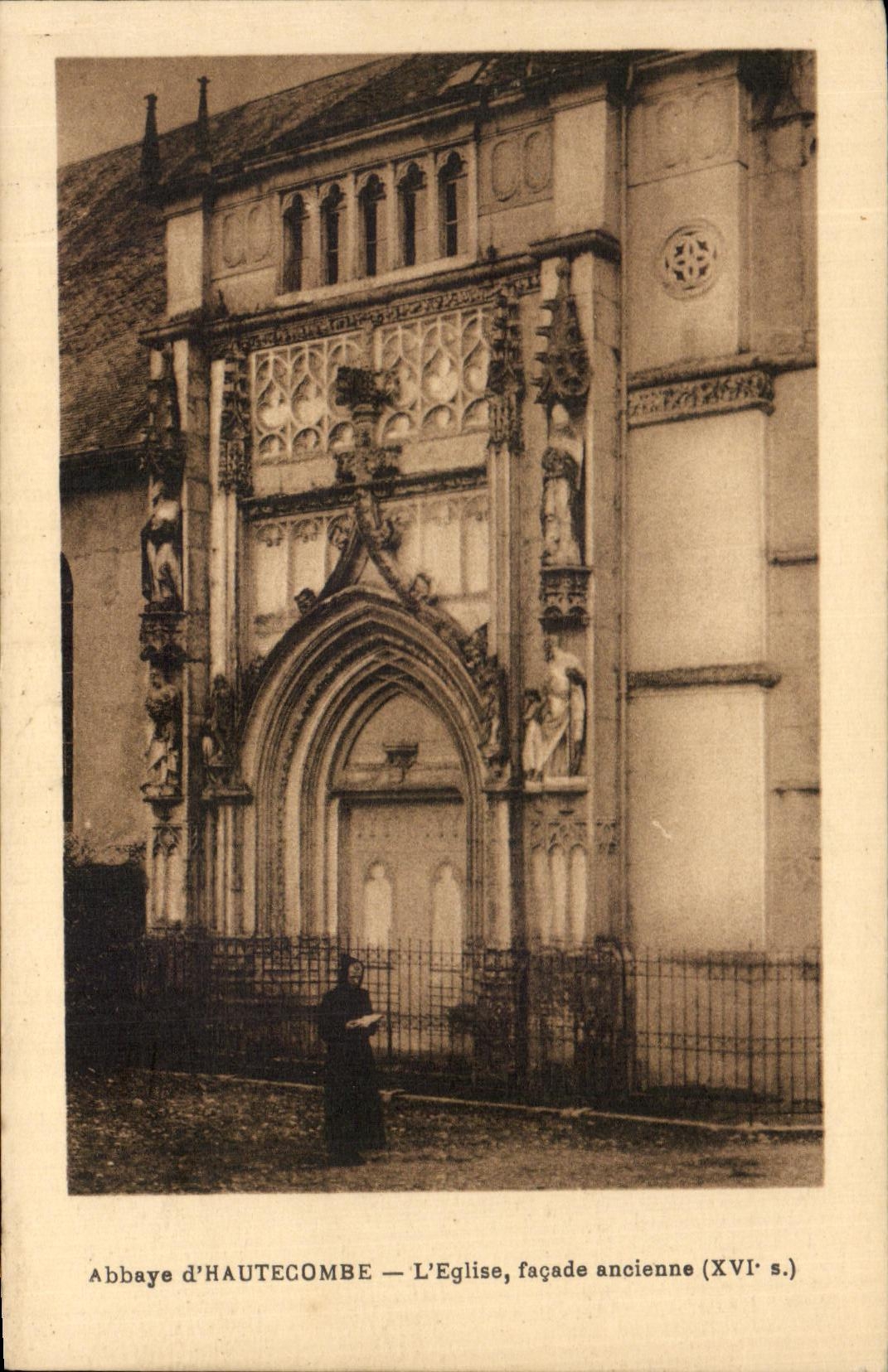 CPA Abbey of Hautecombe the Church old Frontage