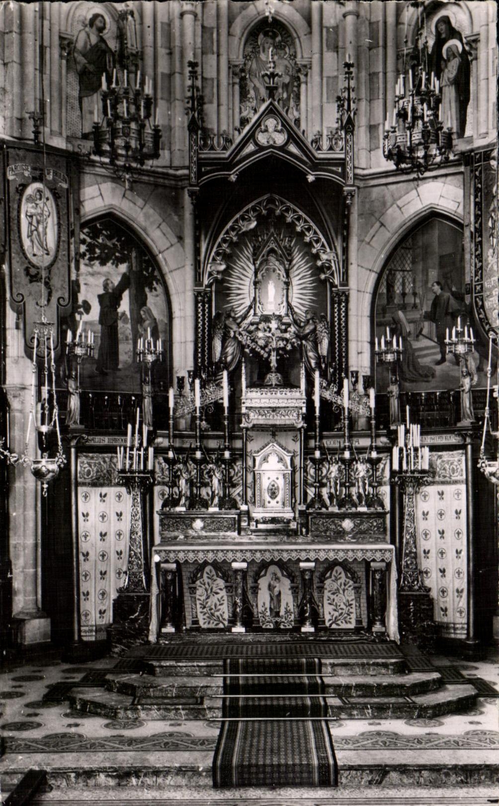 CPA Pilgrimage Of ND Of the Oak the Aute Master and the Miraculous Virgin