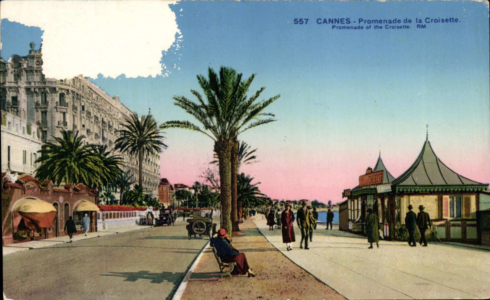 CPA Cannes Walk of the Small cross