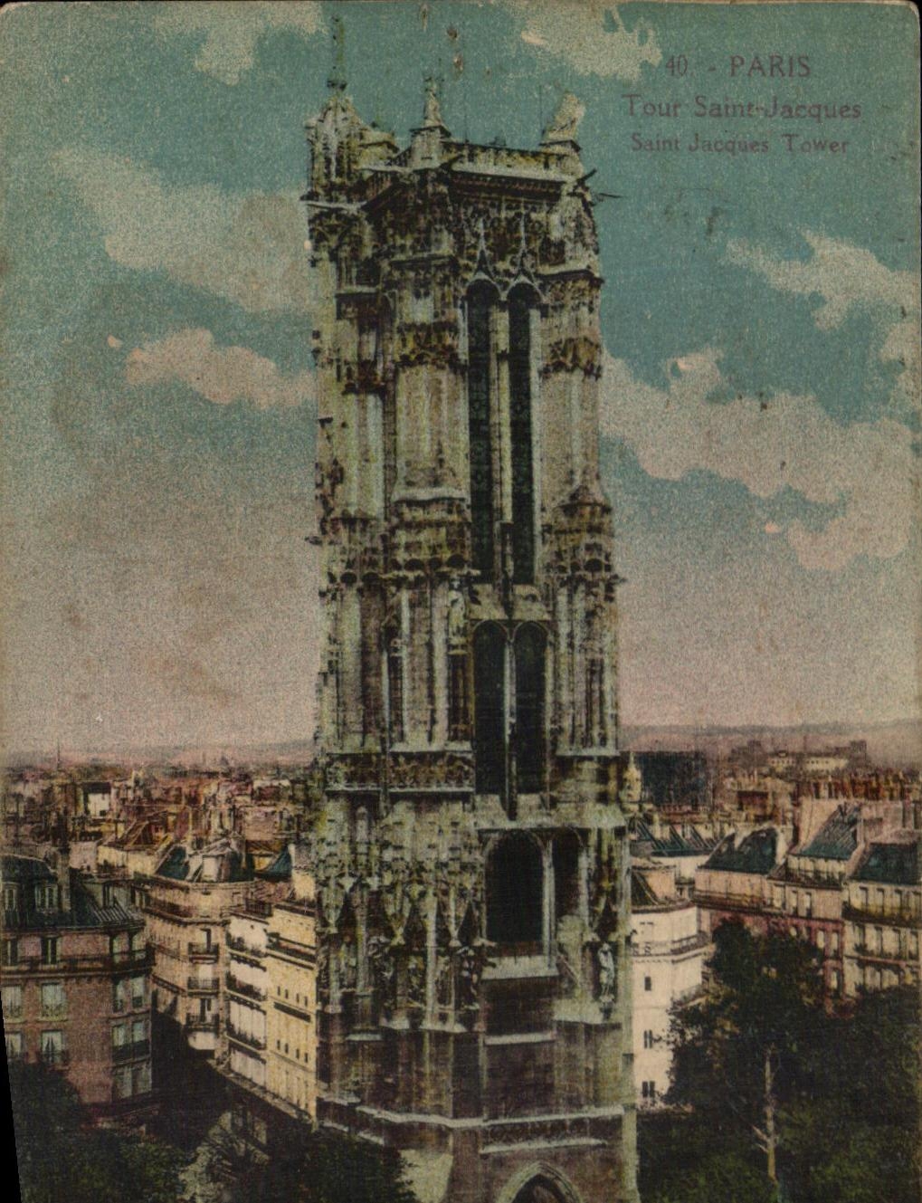 CPA Paris Turn Saint Jacques