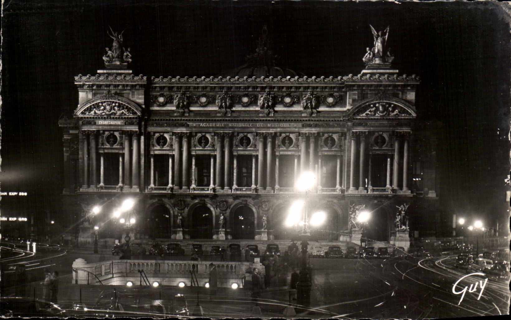 CPSM Paris And Its Wonders the theater I' Opera considering the night
