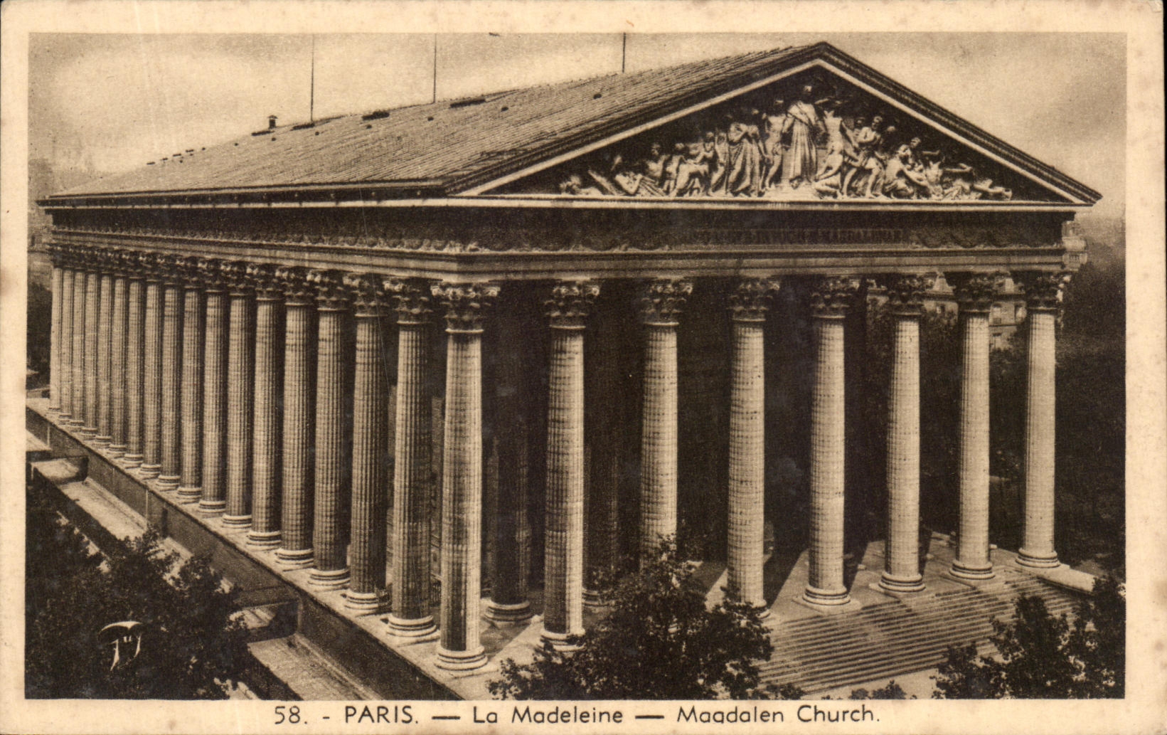 CPA Paris the Madeleine