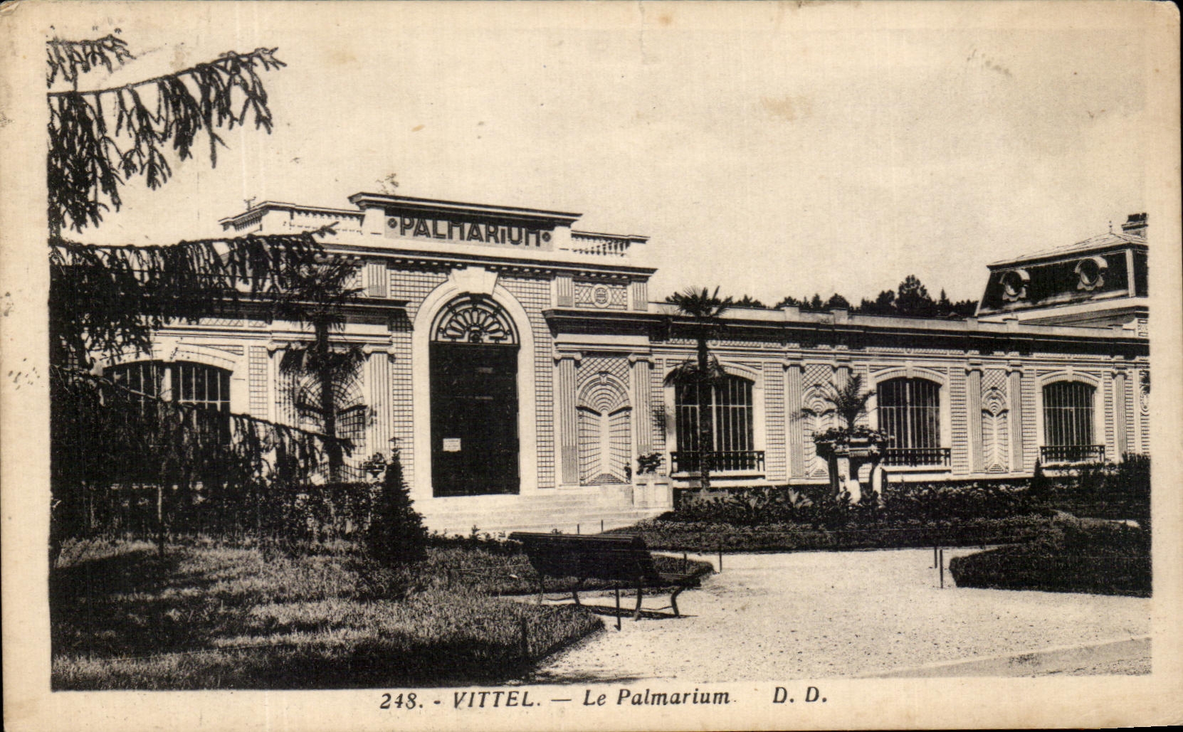 CPA Vittel the Palm house