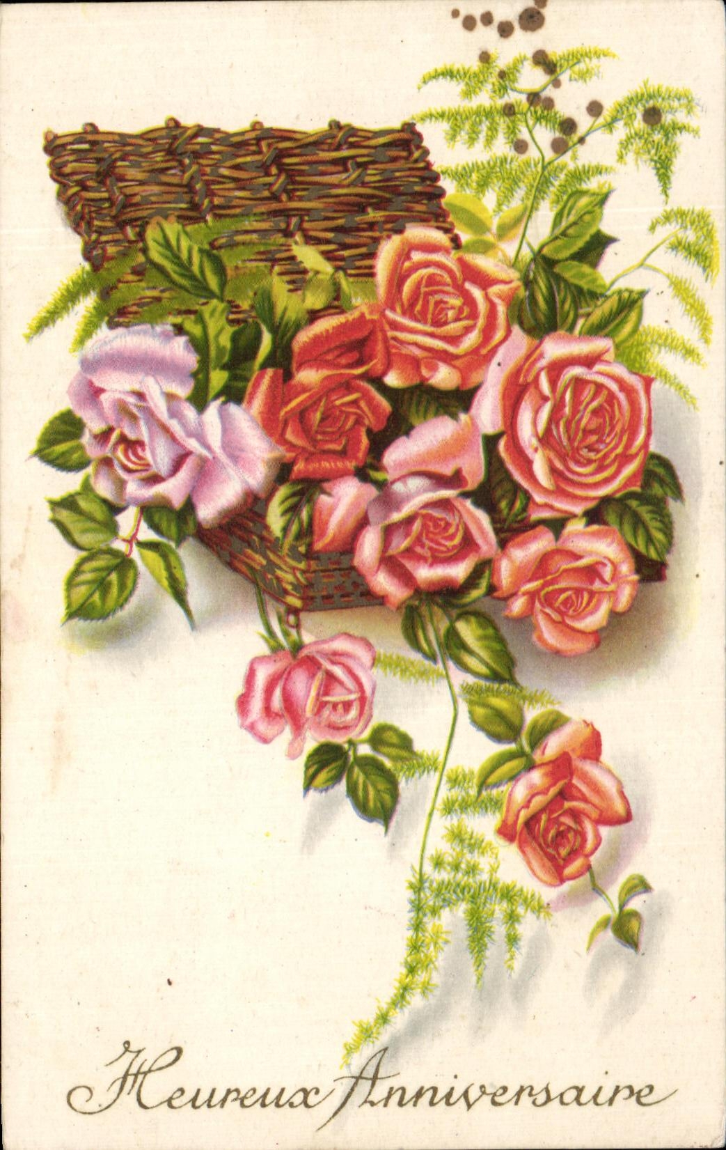 Flores felices del cumpleanos de CPA