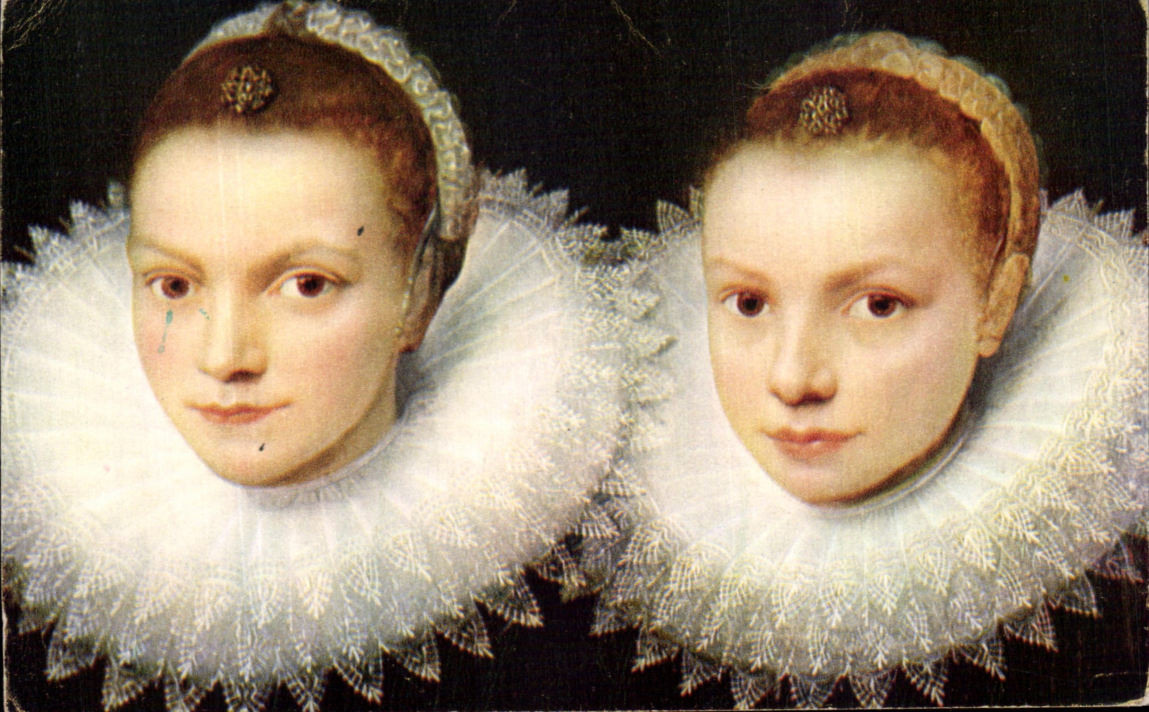 CPA Cornelis de Vos les Jumelles Musee d'Helsinki Finlande