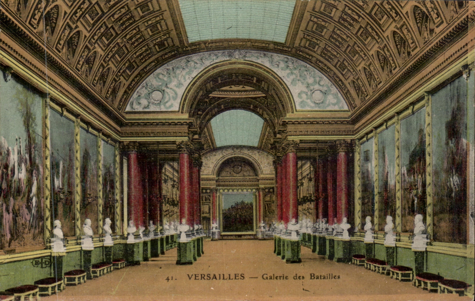 CPA Verrsailles Gallery of the Battles