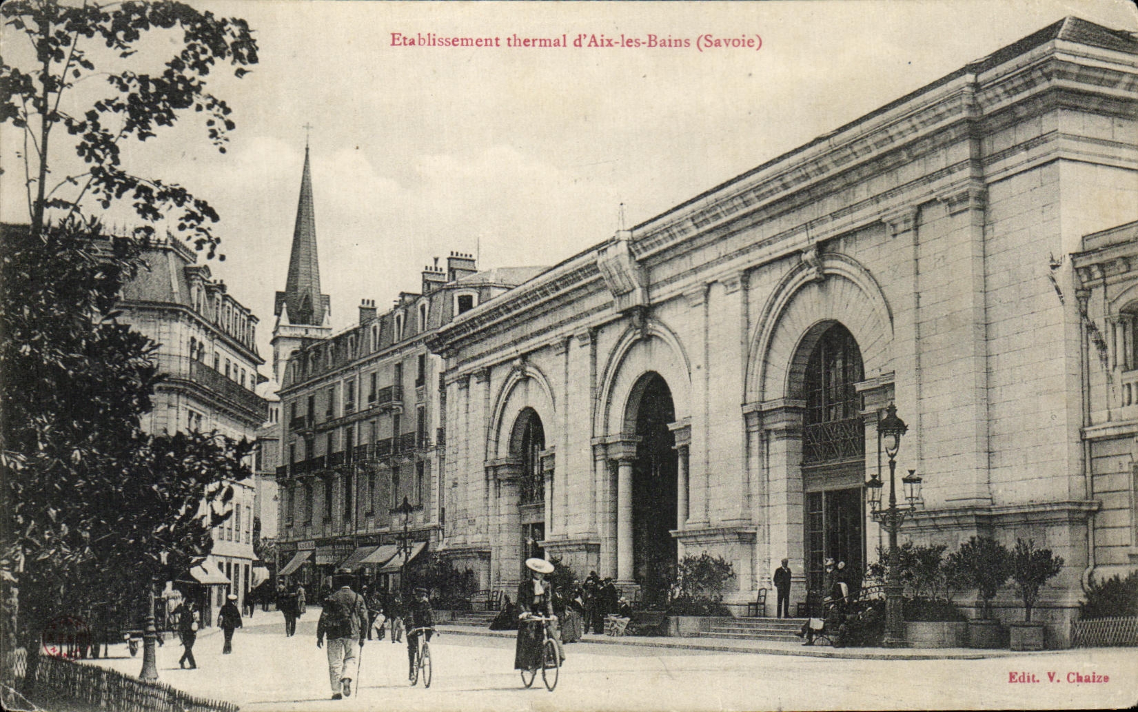 CPA Themal Establishment of Aix Les Bains