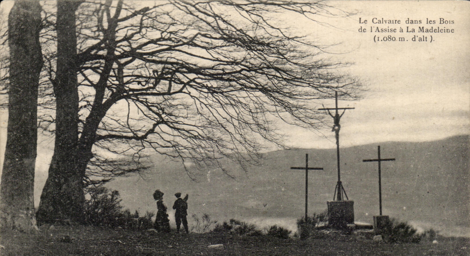 CPA the Martyrdom In the Wood Of Sat In the Madeleine