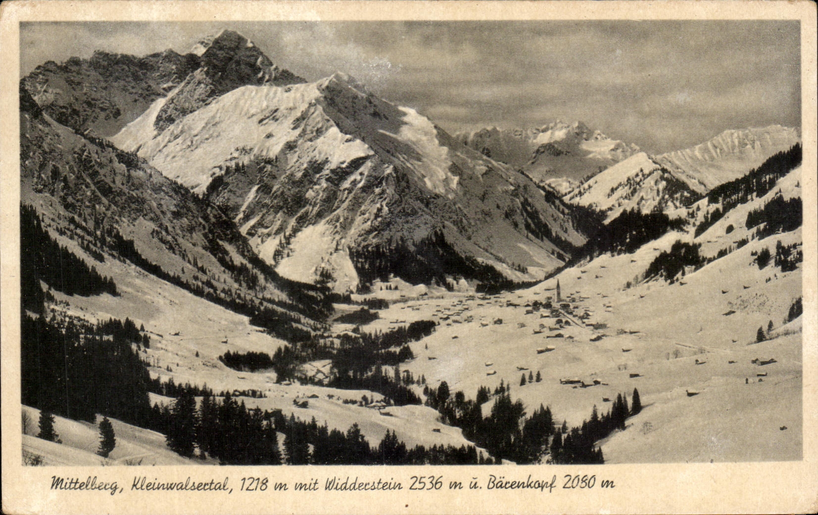 CPA Mittellecg Kleinwalsectal Mit Widdecstein Bacenkopf