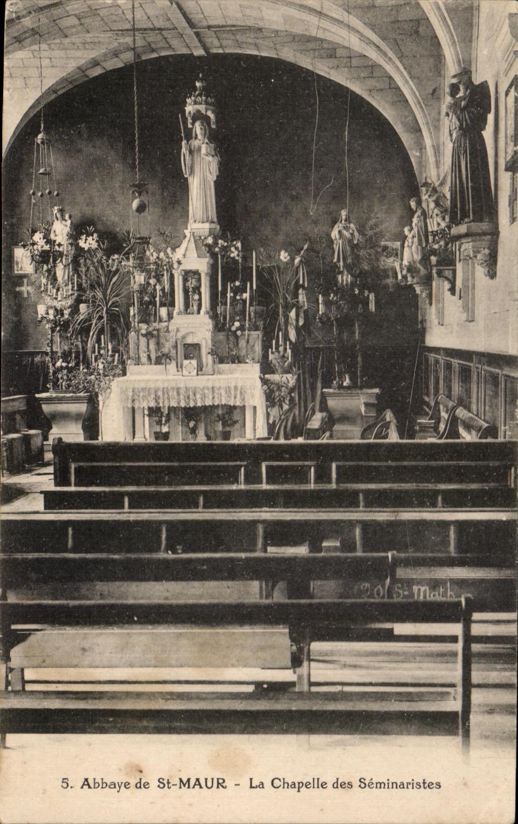 CPA Abbey Of St Maur La Chapelle Of the Seminarists