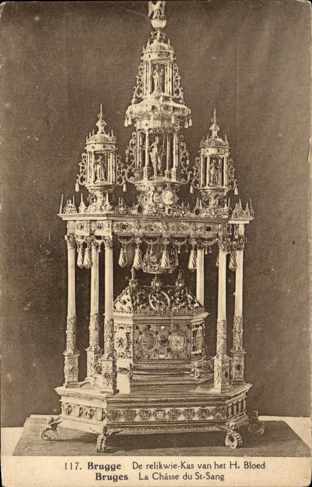 CPA Bruges the hunting of St Blood