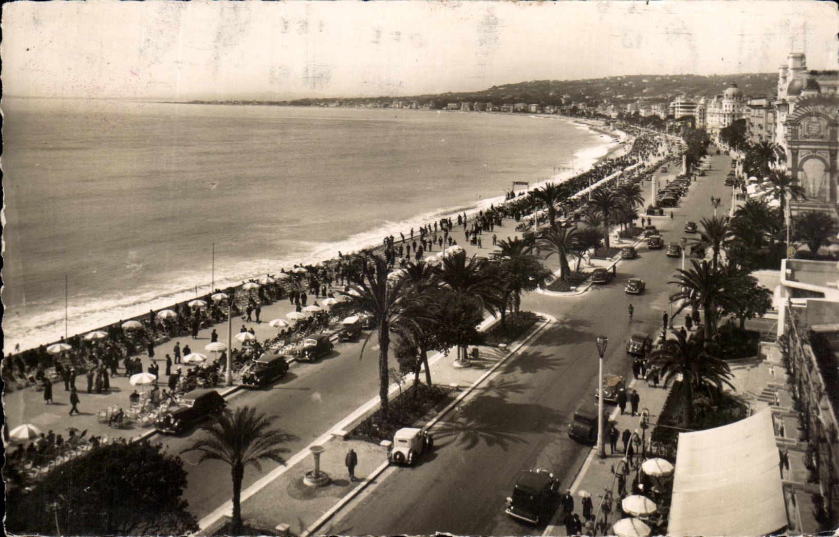 CPA la dimension Niza del azul la bahia de los angeles caminan