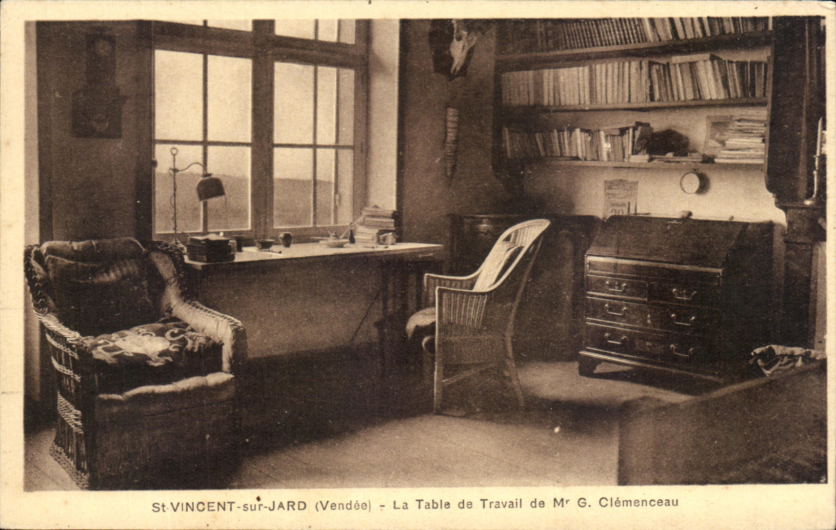 CPA St Vincent en Jard la tabla de trabajo de Clemenceau