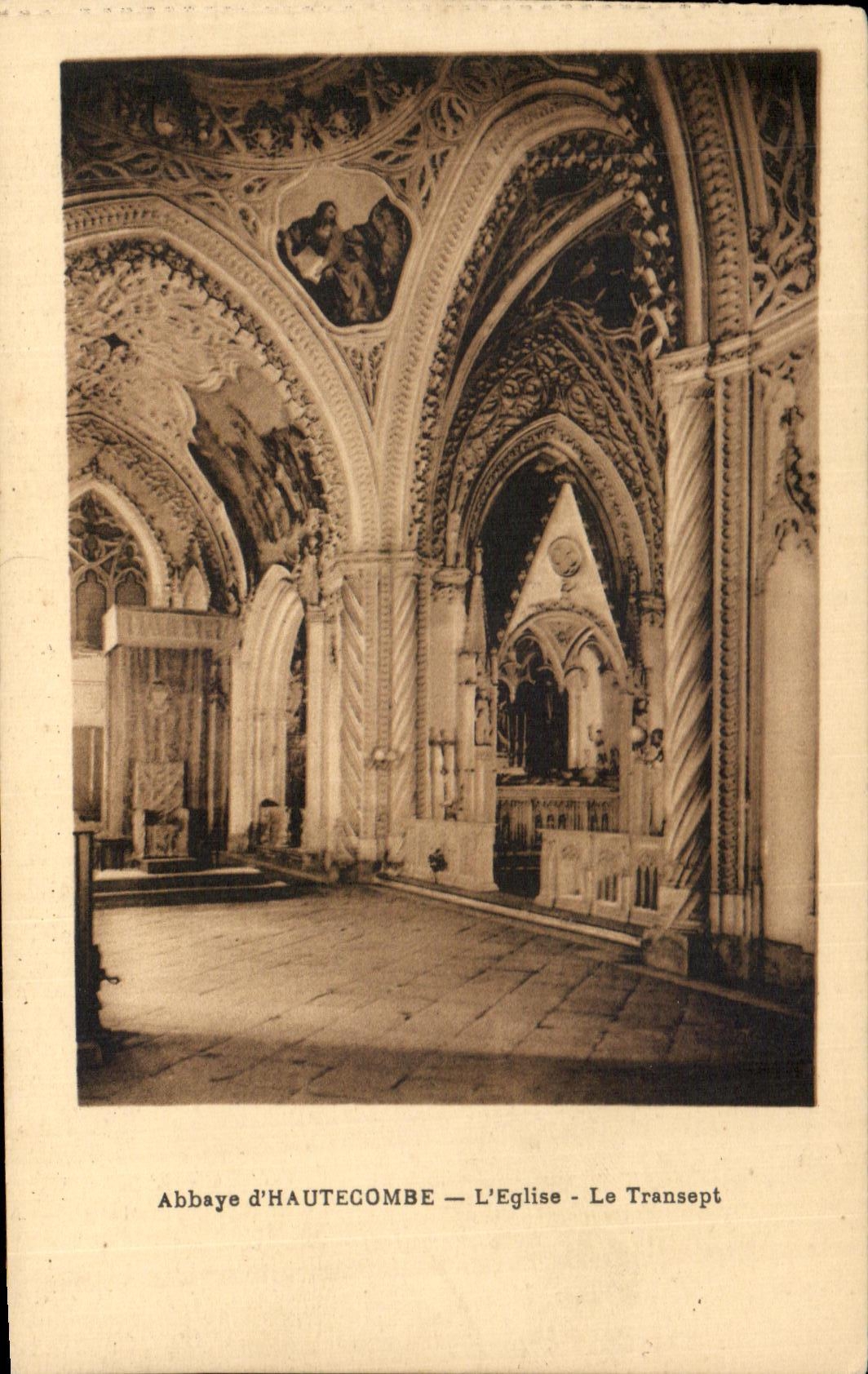 CPA Abbey of Hautecombe the Church the Transept