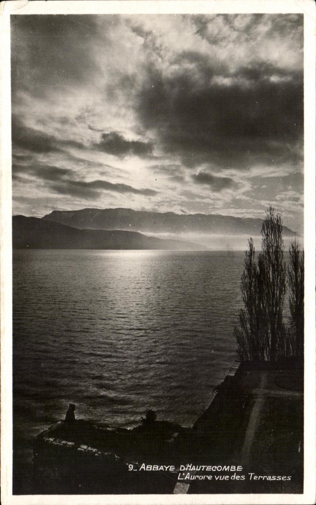 CPA Abbey Of hautecombe Dawn Seen Of the Terraces