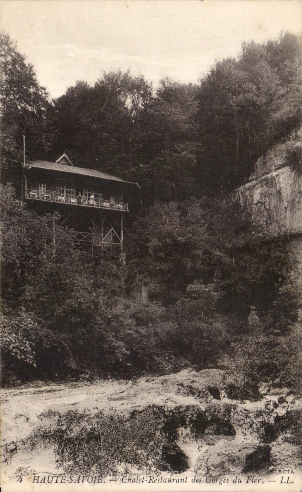 CPA High Savoy country cottage Restoring Of the Falls Of Trusting