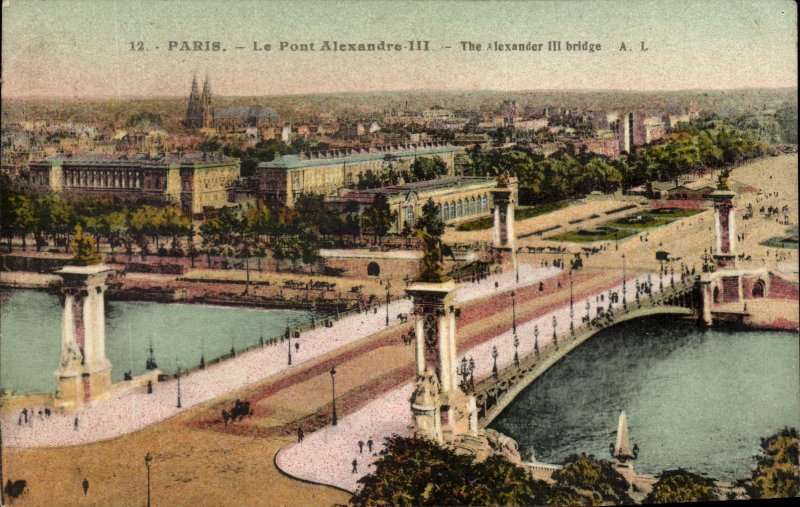 CPA Paris Le Pont Alexandre III