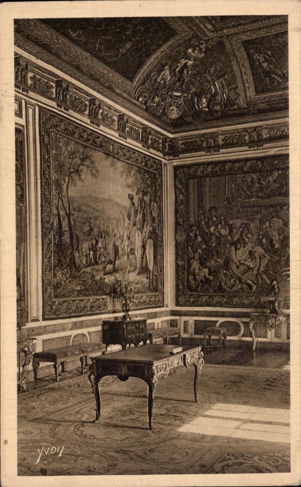 CPA Versailles Pittoresque Counts of the signature of the Draft of Versailles 1919