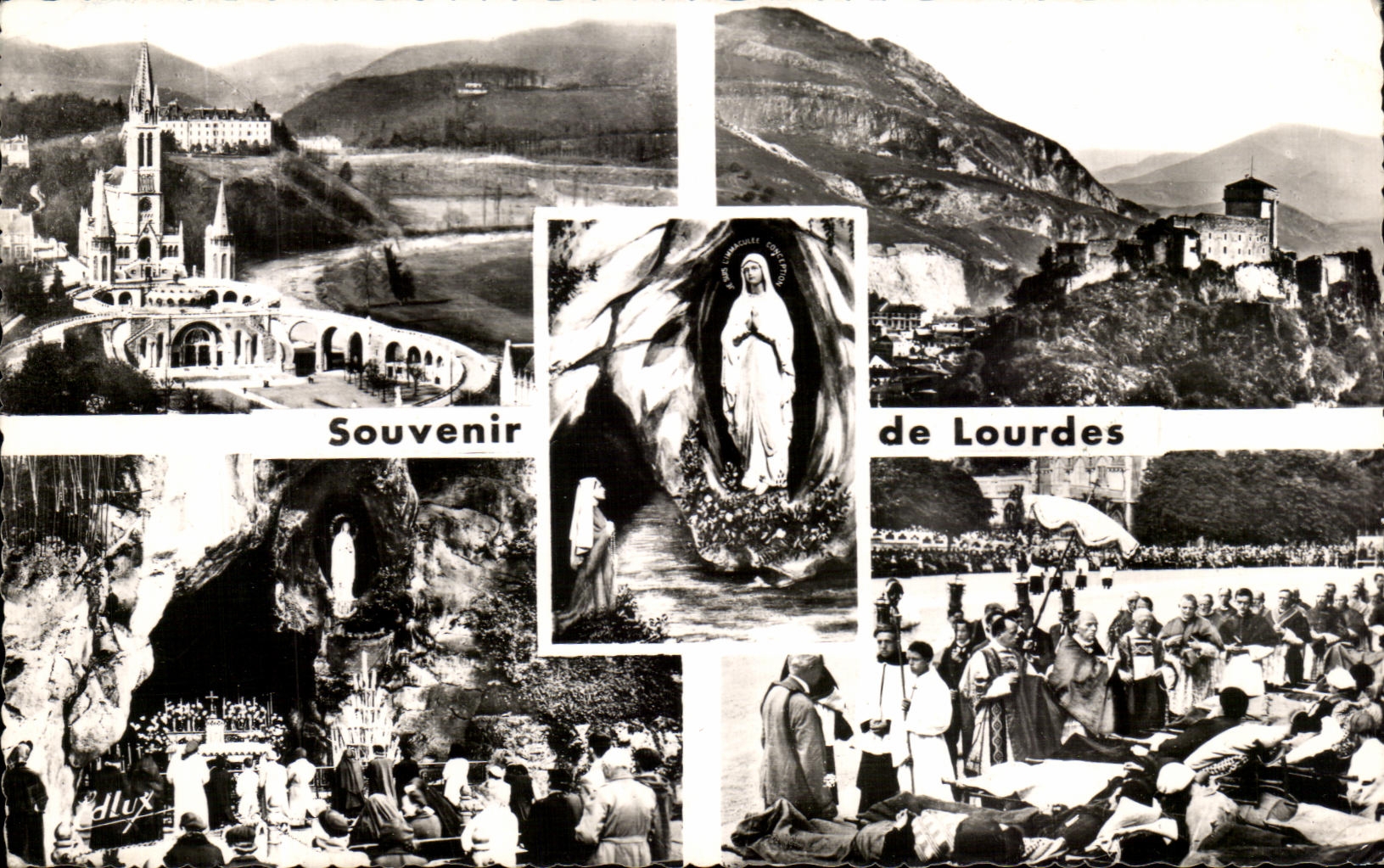 CPA Souvenir of Lourdes