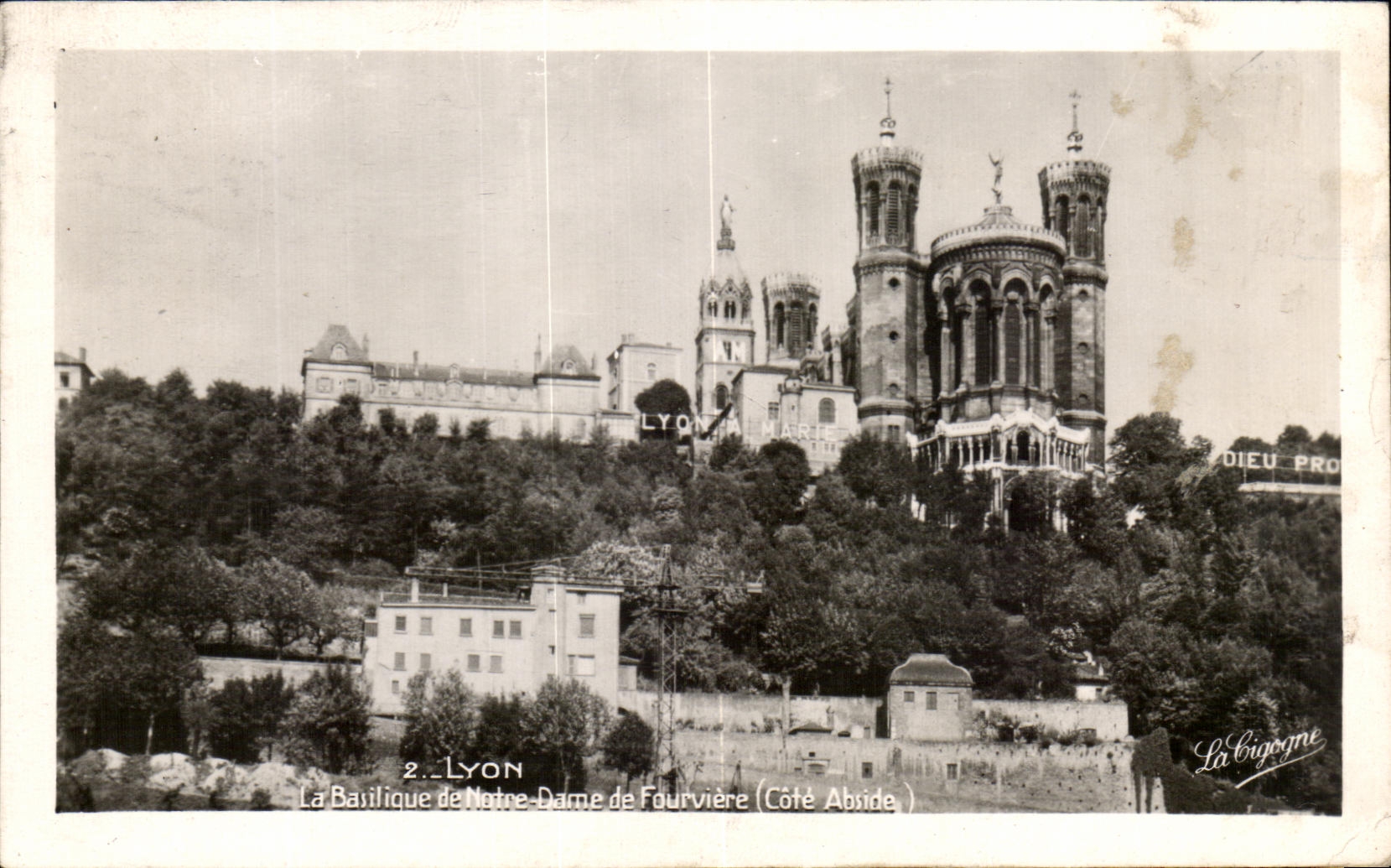CPA Lyon the Basilica of Notre Dame de Fourviere