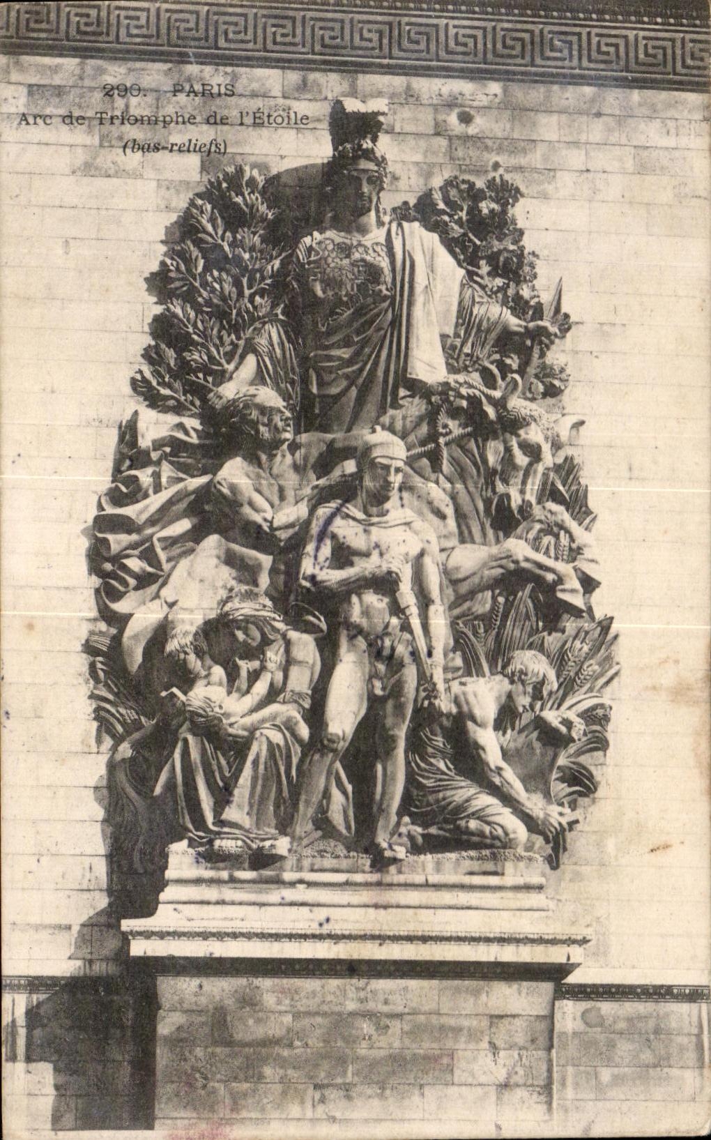 CPA Paris Are de Triomphe de l'Etoile