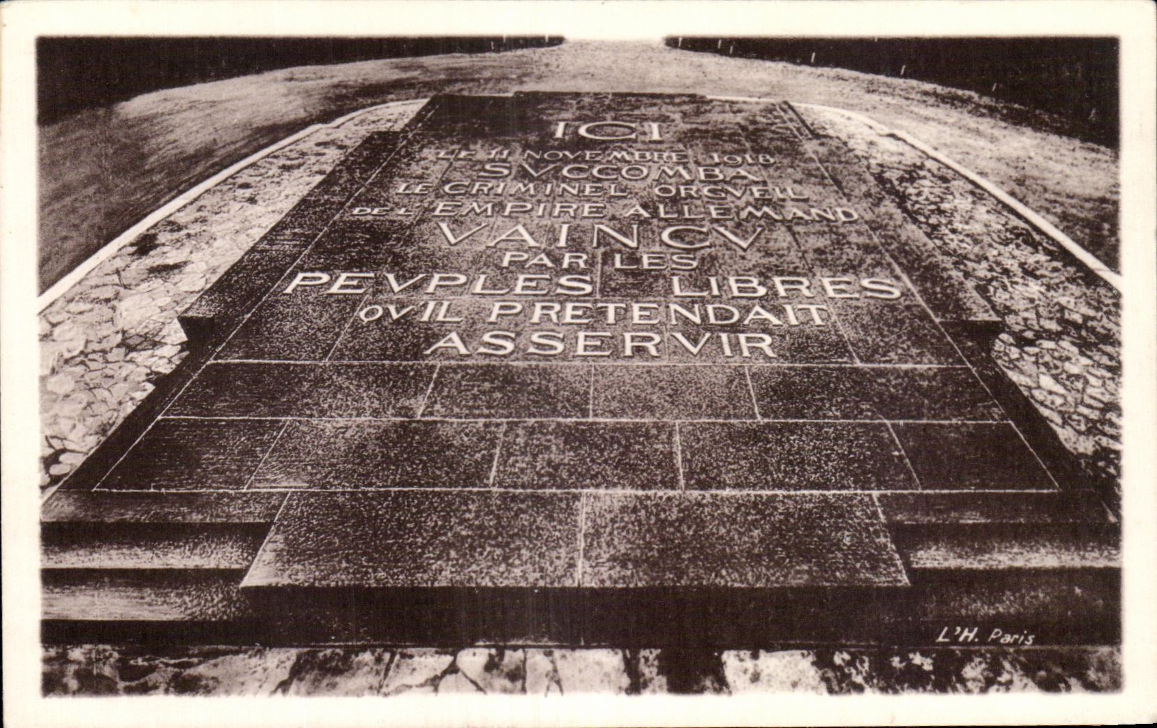 CPA Foret De Compiegne Clairiere De L'armistice Militaria 