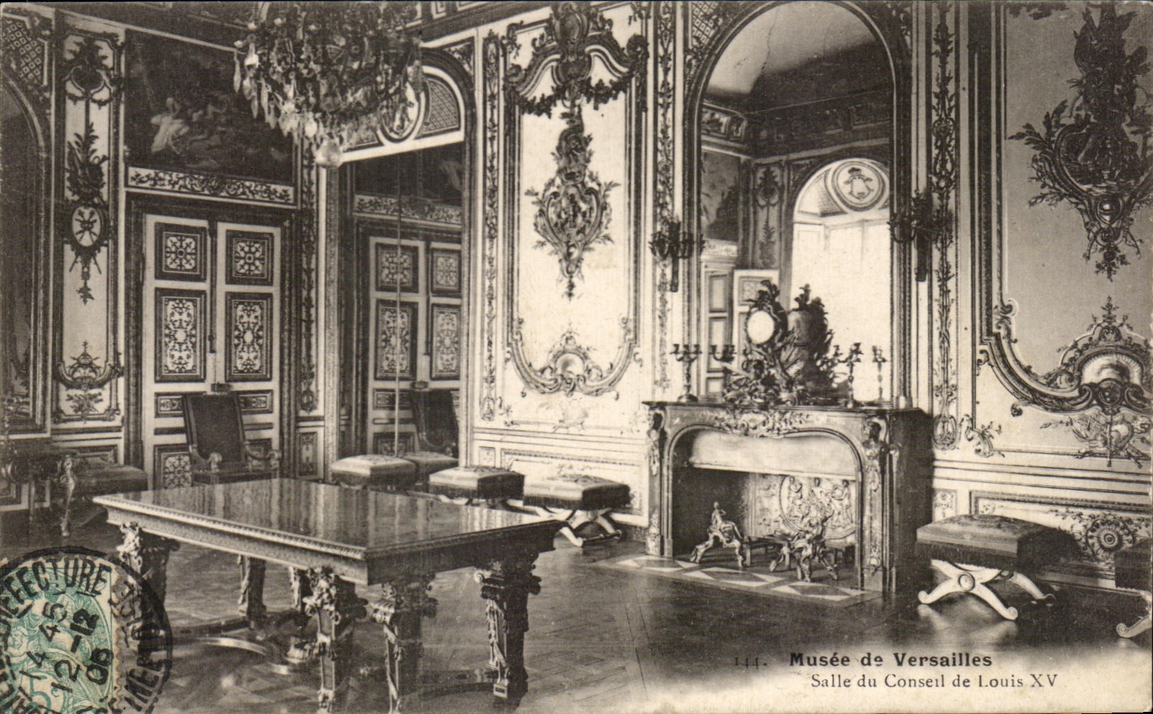 CPA Musee de Versailles Salle du Conseil de Louis XV