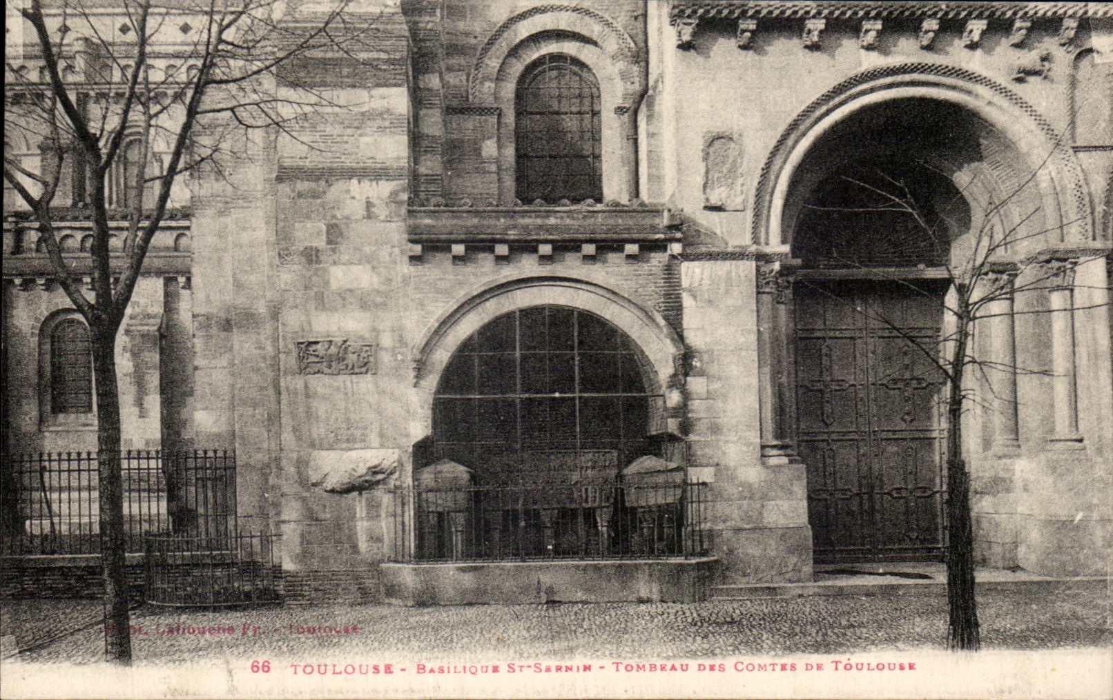 Tumba del St Sernin de la basilica de CPA Toulouse de las cuentas de Toulouse