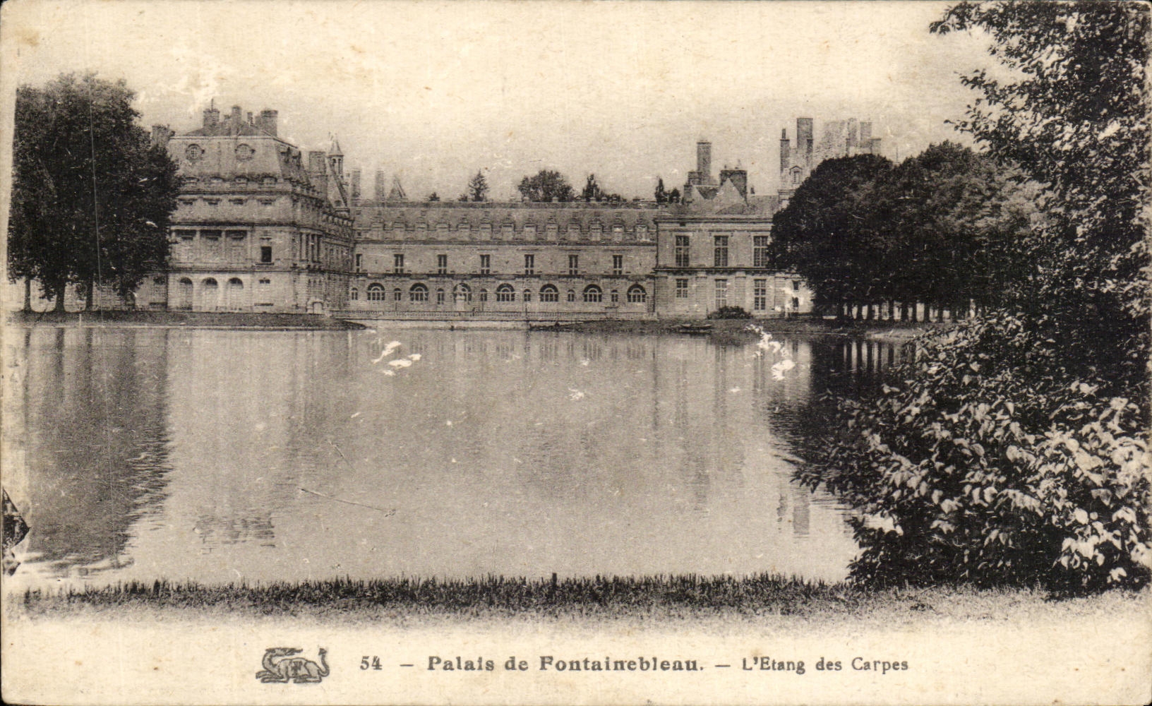 CPA Palate of Fontainbleau the Pond of Carps