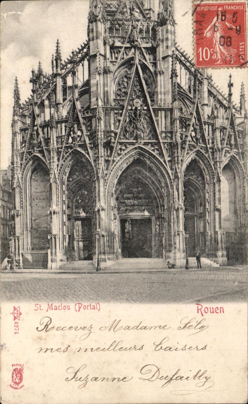 CPA St Maclou Rouen Gate