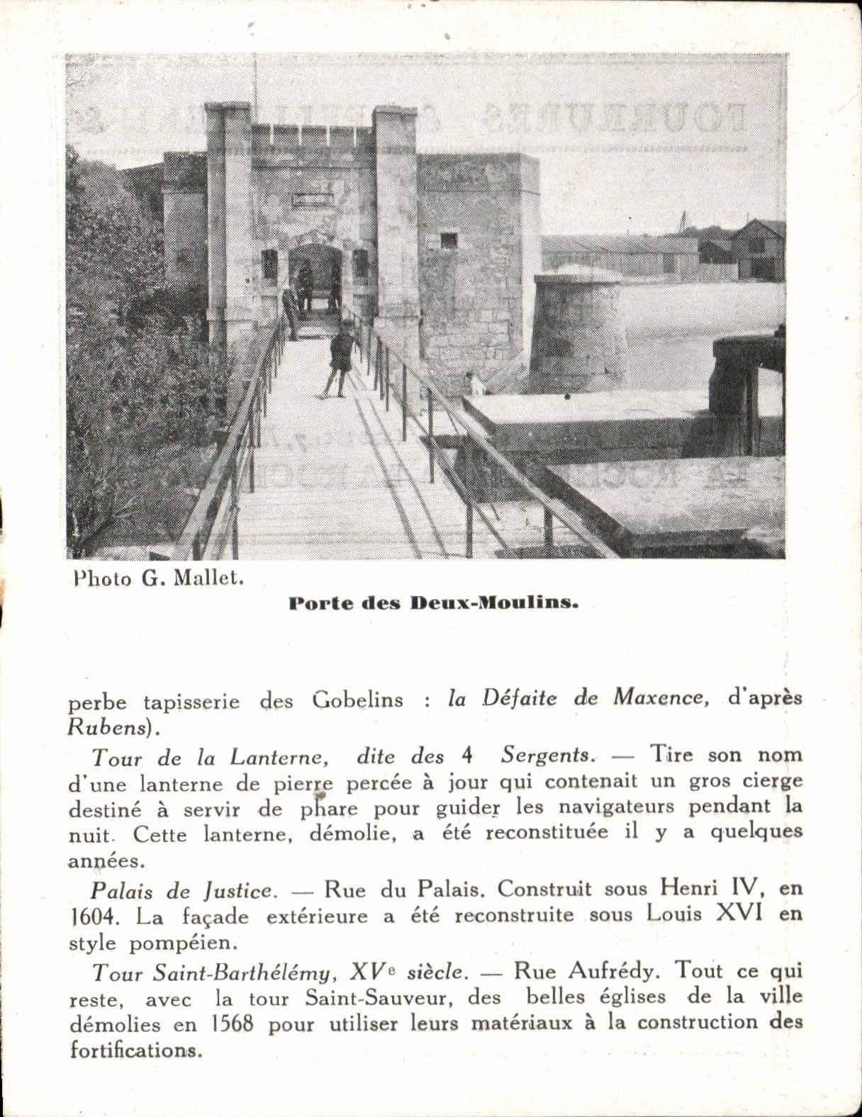 Layer La Rochelle Gate of the two mills