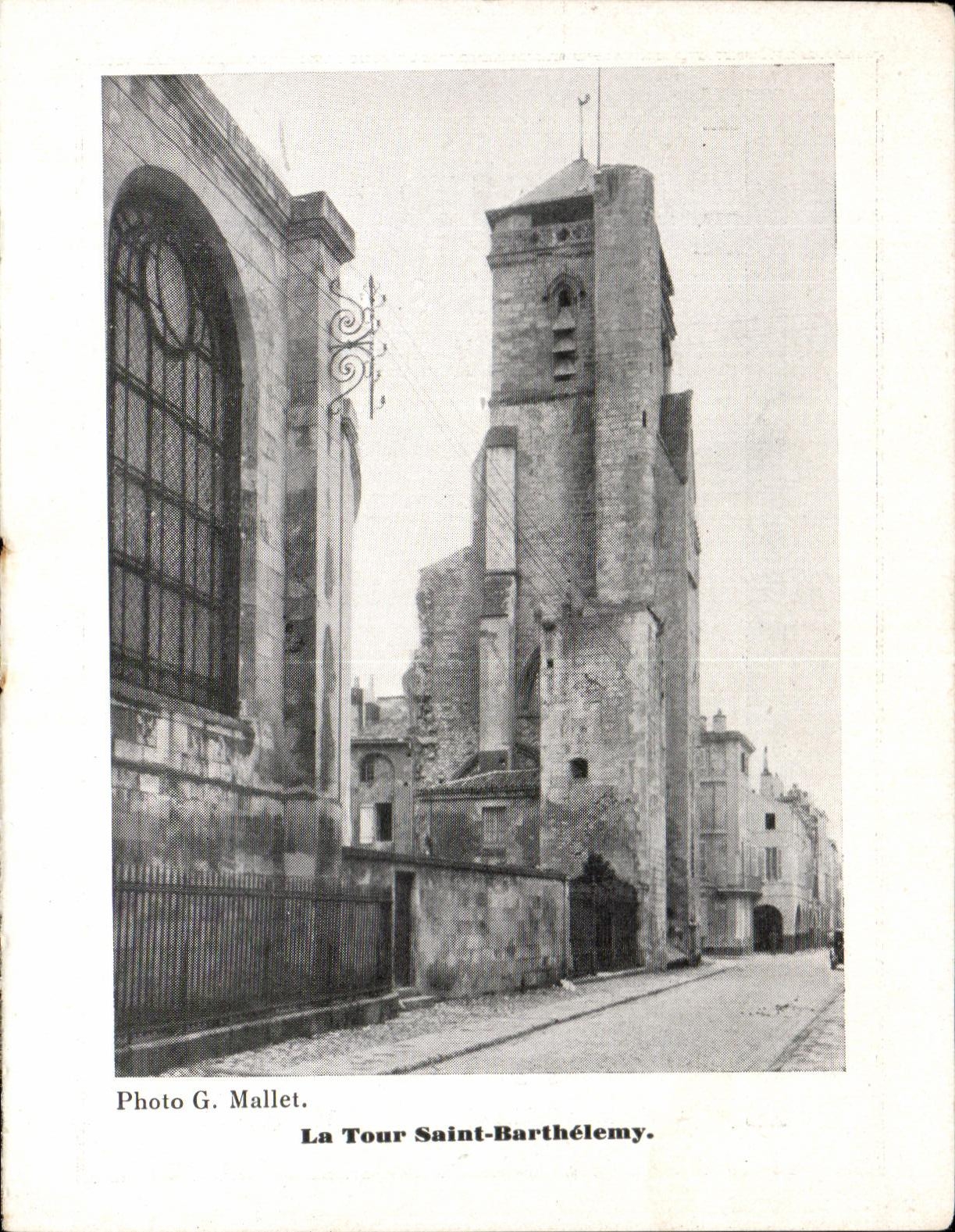 Layer La Rochelle Tower Saint Barthelemy Intermediaire of the west