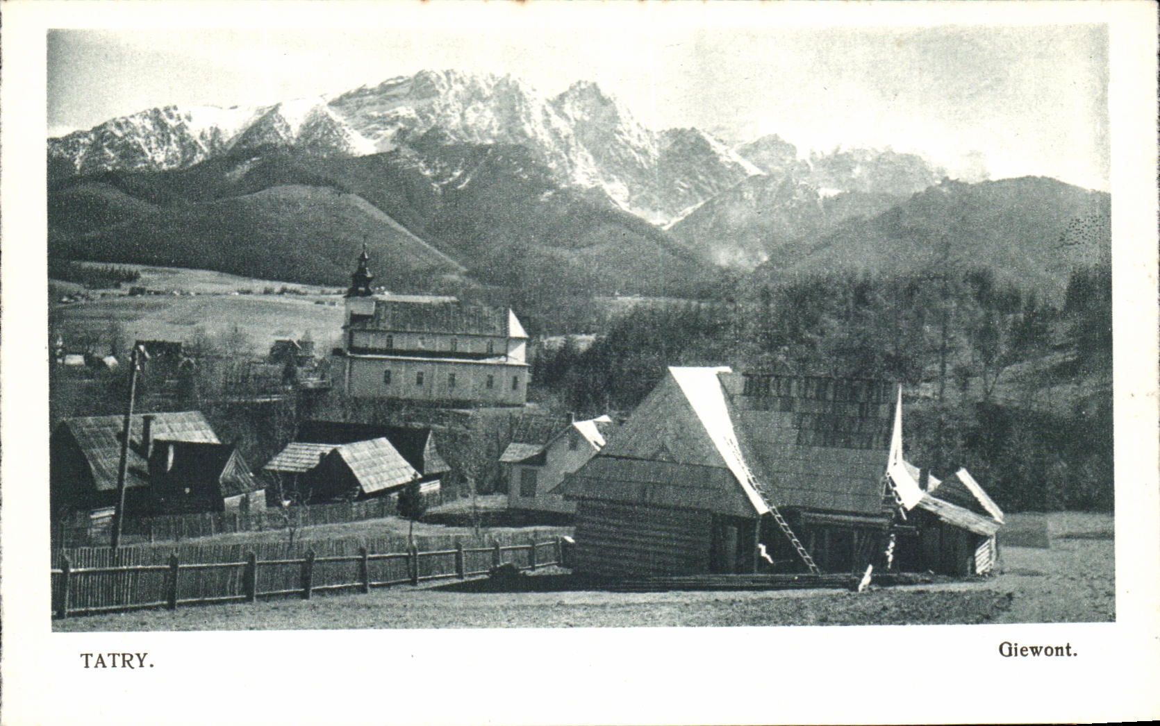 CPA Tatry Giewont Pologne 