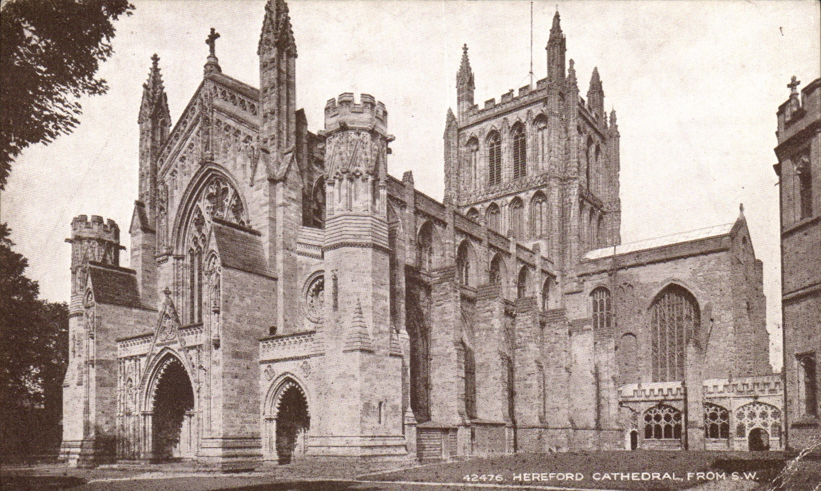 CPA Hereford Cathedral From S W