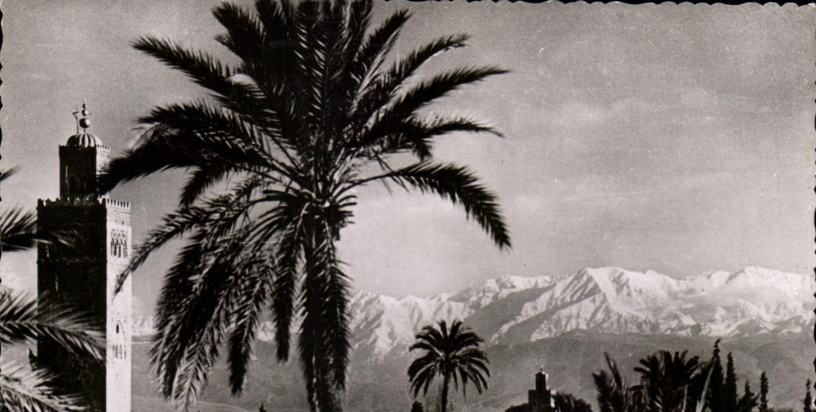 CPA Marrakech the Minaret of Koutoubia Morocco