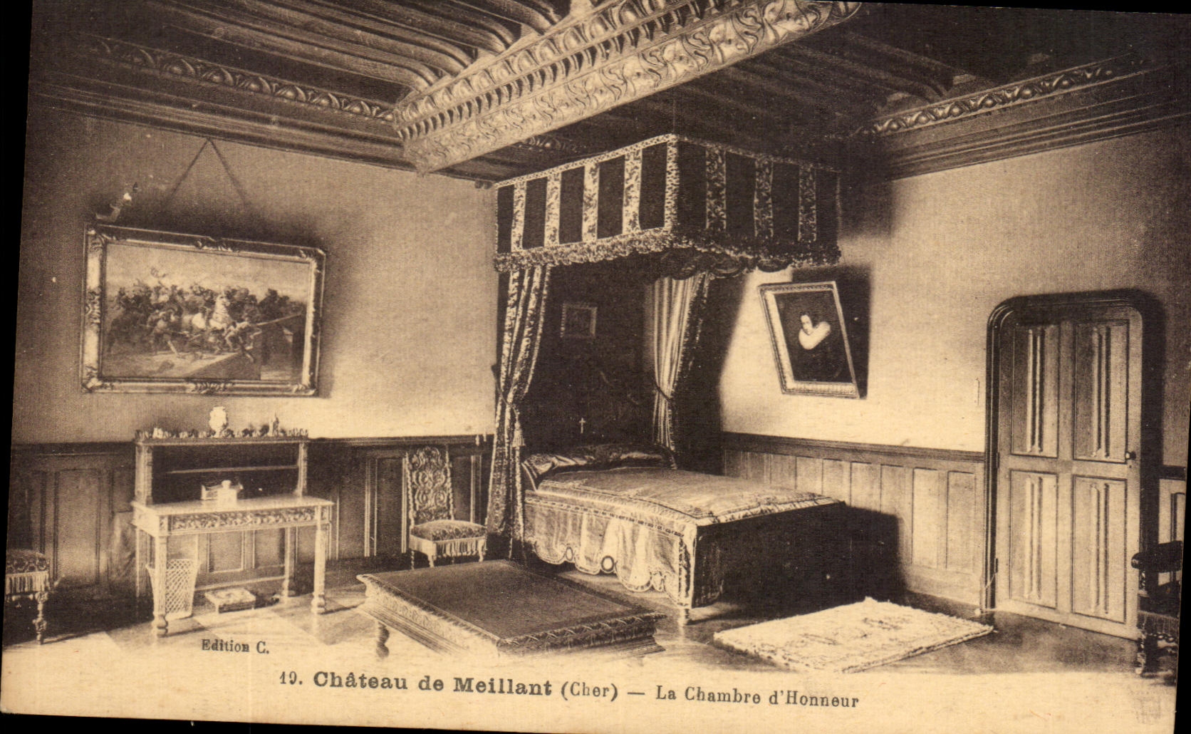 CPA Castle of Meillant the Room of Honor