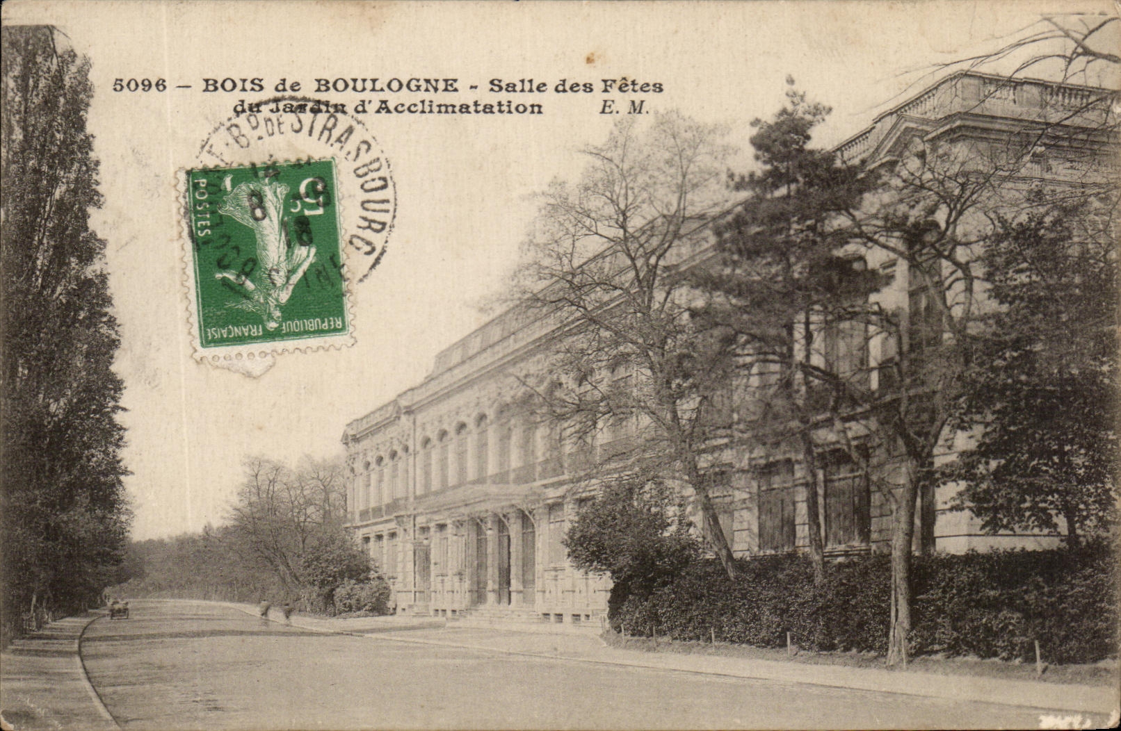 CPA Bois de Boulogne Room Of Festivals of the Zoological gardens