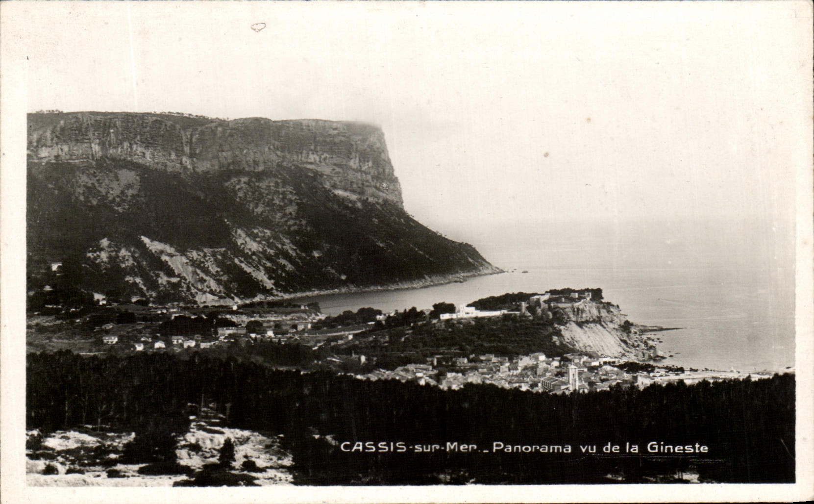 CPA Cassis Sur Mer Panorama Vu de La Gineste