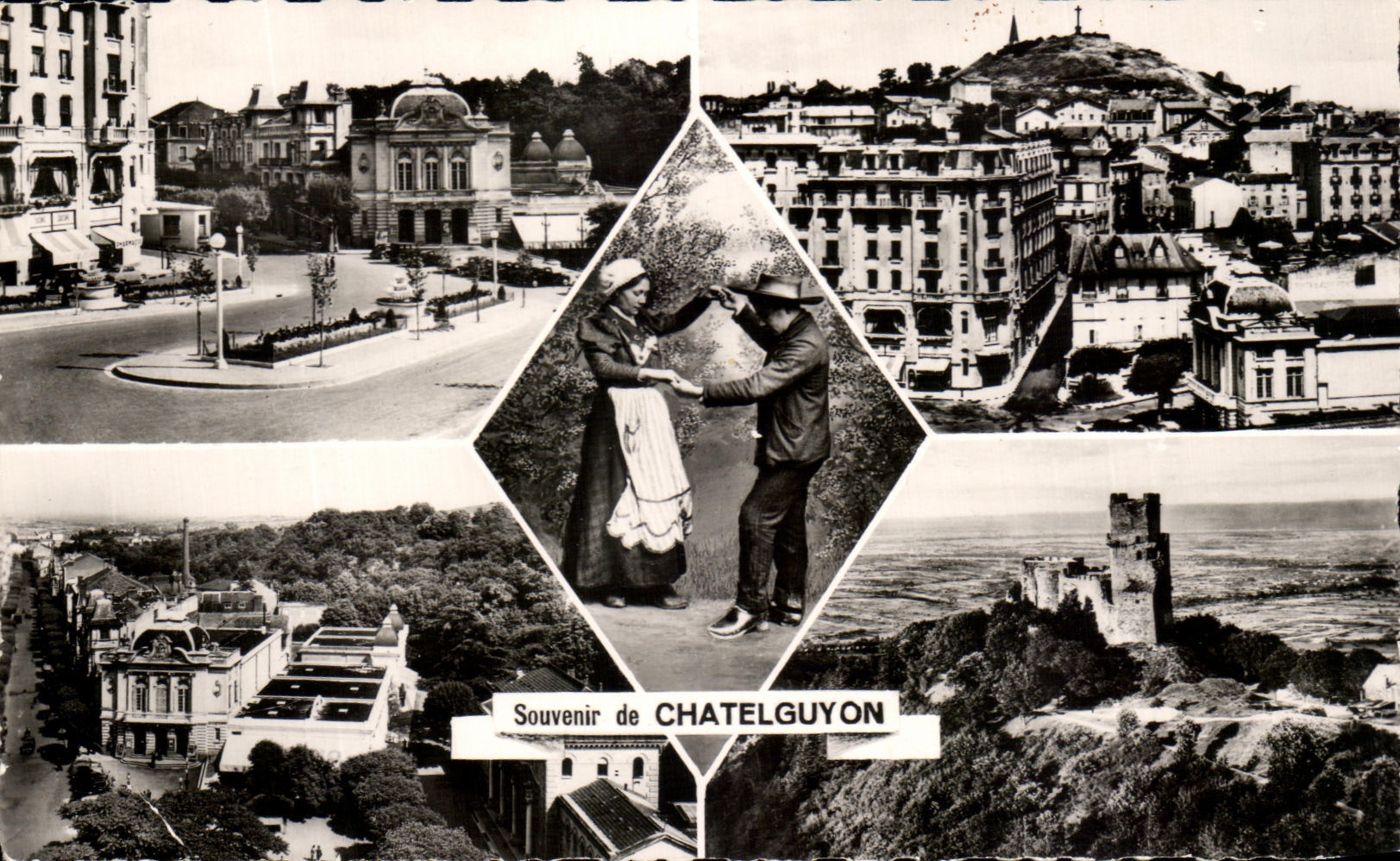 El recuerdo de CPA de Chatelguyon coloca Brosson la opinion de Casina del bourree